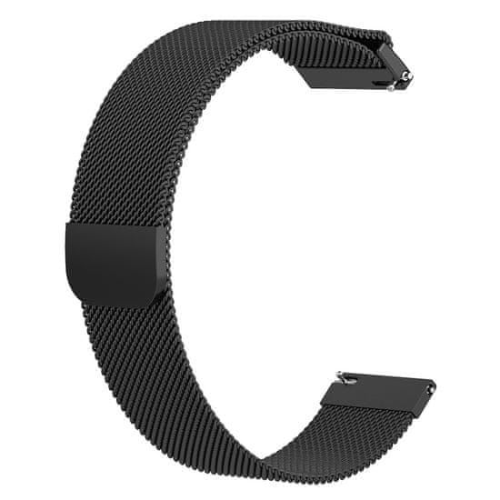 BStrap Milanese remienok na Samsung Galaxy Watch 42mm, black
