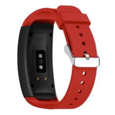 BStrap Silicone Land remienok na Samsung Gear Fit 2, red