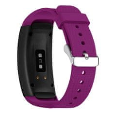 BStrap Silicone Land remienok na Samsung Gear Fit 2, dark purple
