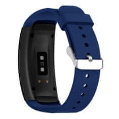 BStrap Silicone Land remienok na Samsung Gear Fit 2, dark blue