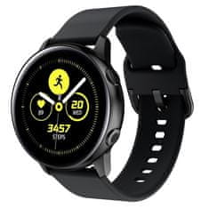 BStrap Silicone remienok na Samsung Galaxy Watch Active 2 40/44mm, black