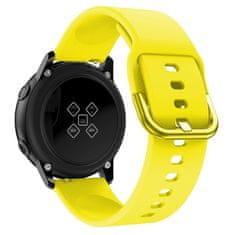 BStrap Silicone remienok na Samsung Galaxy Watch Active 2 40/44mm, yellow