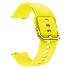 BStrap Silicone remienok na Samsung Galaxy Watch Active 2 40/44mm, yellow