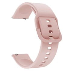 Silicone remienok na Samsung Galaxy Watch Active 2 40/44mm, sand pink