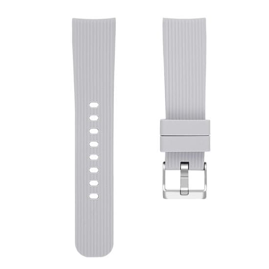 BStrap Silicone Line (Small) remienok na Samsung Galaxy Watch 3 41mm, gray