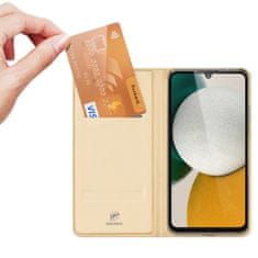 Dux Ducis Skin Pro knižkové puzdro na Samsung Galaxy A34 5G, zlaté
