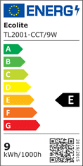 Ecolite Ecolite kuchynské LED svietidlo 9W, CCT, 1080lm, 57cm, biela TL2001-CCT/9W