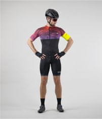 Kenny cyklo dres TECH 23 Summer dye černo-žlto-bielo-červeno-fialovo-ružový S