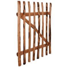 Petromila vidaXL Jednokrídlová brána, impregnované drevo, 100x120 cm