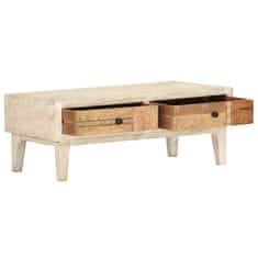 Vidaxl Konferenčný stolík, 90x50x35, regenerované masívne drevo