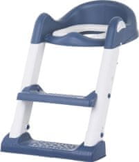Chipolino Záchodová doska s rebríkom Tippy - biela, modrá