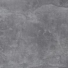 Petromila vidaXL FMD Jedálenský stolík betónovo-sivý 110 cm