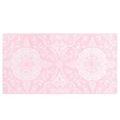 Petromila vidaXL Vonkajší koberec ružový 190x290 cm PP