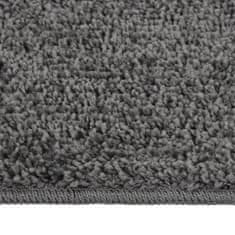 Petromila vidaXL Chlpatý koberec tmavosivý 160x230 cm protišmykový