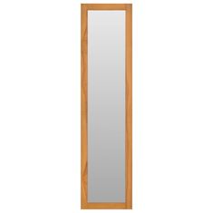 Vidaxl Nástenné zrkadlo s policami, 30x30x120 cm, masívne teakové drevo