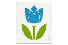 Jangneus handra do kuchyne tulipán modrý 18 x 20 cm