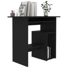 Petromila vidaXL Písací stôl, čierny 80x45x74 cm, drevotrieska