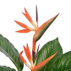 Petromila vidaXL Umelá rastlina, strelícia s kvetináčom, červená 100 cm