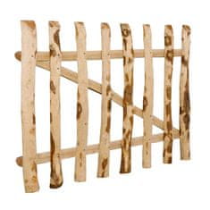 Petromila vidaXL Jednokrídlová brána, lieskové drevo, 100x60 cm