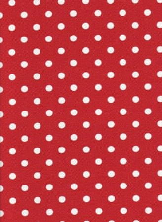 HAMAVISS textil  HAMAVISS obrus – červená s bodkami 70×70 cm