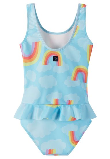 Reima dievčenské jednodielne plavky s UV filtrom 50+ Korfu - Light turquoise 5200132A-7094