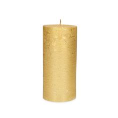 Homla RUSTIC sviečka, zlatá 7x15 cm