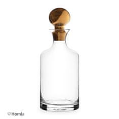 Homla Karafa na whisky so zlatým korkom RATTA 20,5x10 cm