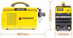 Powermat Plazmová rezačka 50 A, výška rezu 15 mm, POWERMAT