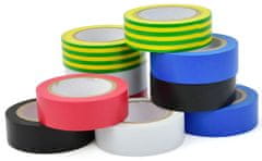 GEKO Izolačná páska PVC 19 mm x 0,13 mm x 10 m, 10 farieb, cena za 10 ks
