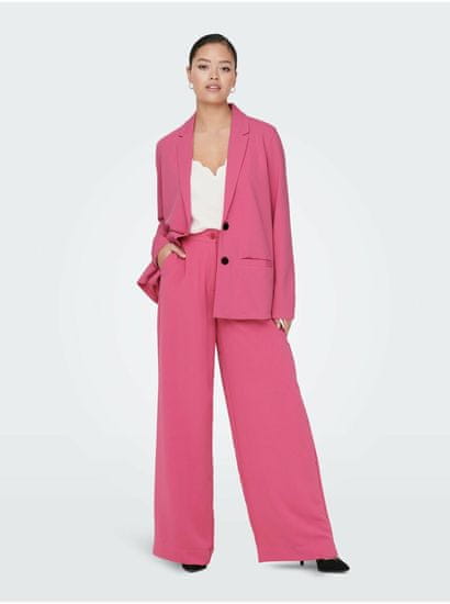 Jacqueline de Yong Elegantné nohavice pre ženy JDY - ružová