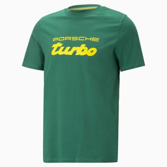 Porsche tričko PUMA Turbo žlto-zelené