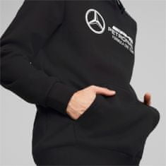 Mercedes-Benz mikina PUMA ESS Fleece černo-bielo-tyrkysová M