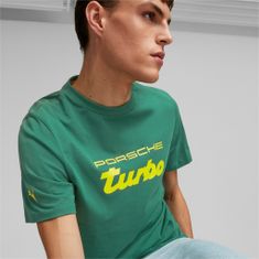 Porsche tričko PUMA Turbo žlto-zelené M