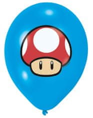 Amscan Balóny Super Mario 27,5cm 6ks