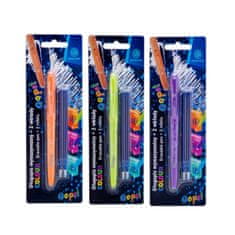 Astra Gumovateľné pero OOPS! 0,6mm, modré, dve gumy + 2ks náplní, blister, mix farieb, 201022002