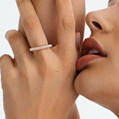 Rosato Štýlový bronzový prsteň so zirkónmi Bianca RZBI32 (Obvod 52 mm)