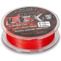 Iron Claw šnúra LCX8 150m 0,10mm červená