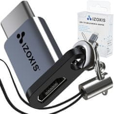Izoxis USB-C - USB micro B 2.0 adaptér