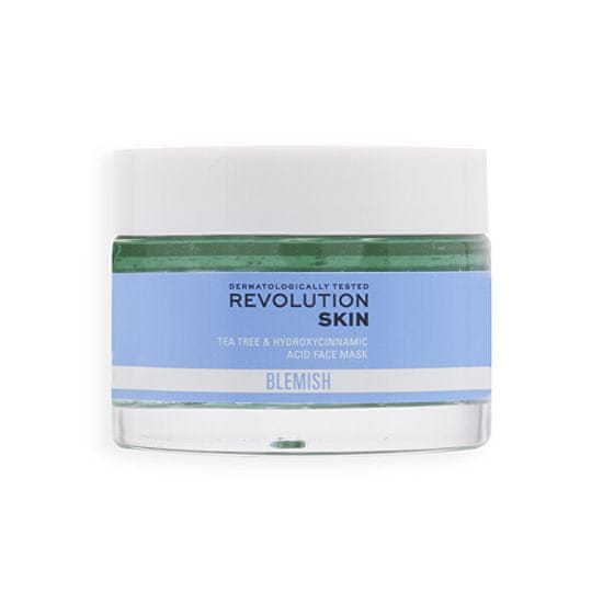 Revolution Skincare Maska pre mastnú pleť Blemish ( Tea Tree & Hydroxycinnamic Acid Gel Mask) 50 ml