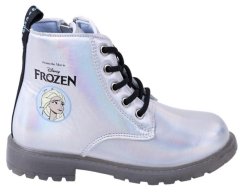 Disney dievčenská svietiaca členková obuv Frozen 2300005519, strieborná, 30