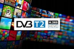 Esperanza Dekodér pozemnej televízie DVB-T2 H.265/HEVC Esperanza