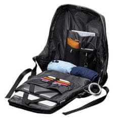 Canyon BP-9 batoh proti krádeži, pre 15.6" - 17" notebook, integrovaný USB konektor, čierno-šedá