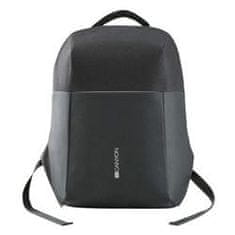 Canyon BP-9 batoh proti krádeži, pre 15.6" - 17" notebook, integrovaný USB konektor, čierna