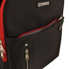 Crono Dakota - batoh na notebook 15.6", čierny + červený