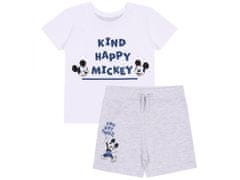 Disney Súprava detskej mikiny s kraťasmi Mickey Mouse, OEKO-TEX 0-3 m 62 cm