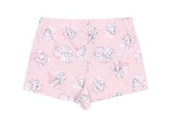 Disney 2x Bielo-ružové dievčenské pyžamo s krátkym rukávom Dumbo, Bambi, Lady and the Tramp, OEKO-TEX 3-4 let 104 cm