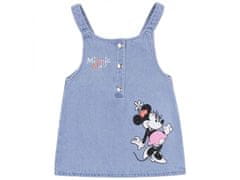 Disney Detské džínsové montérky + blúzka + pančucháče Minnie Mouse DISNEY 18-24 m 92 cm