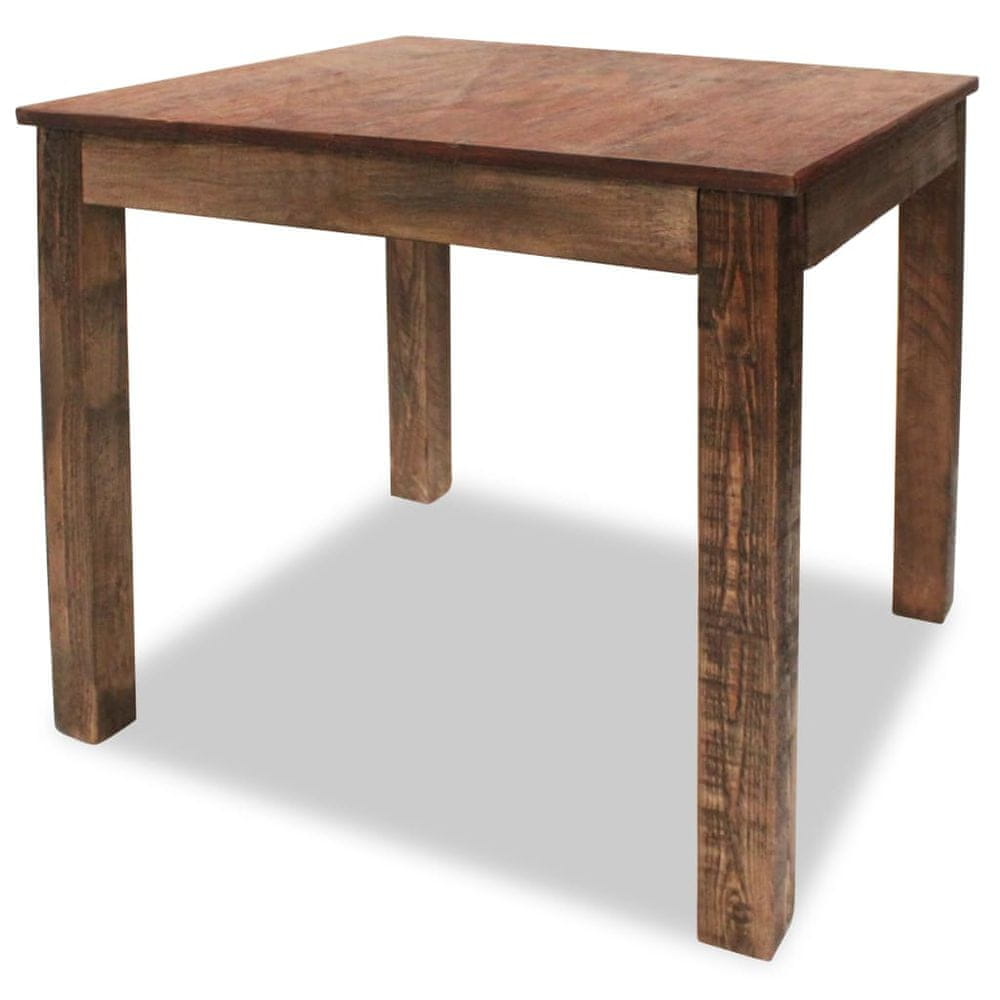 Petromila vidaXL Jedálenský stôl z masívneho recyklovaného dreva, 82x80x76 cm