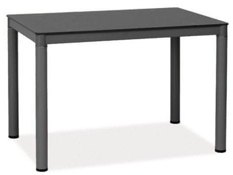 CASARREDO Jedálenský stôl GALANT šedý 60x100