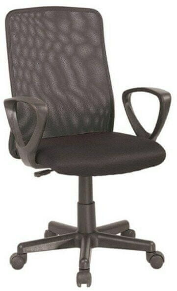 CASARREDO Kancelárska stolička Q-083 čierna